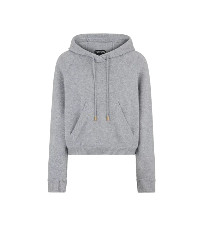 Maglia morbida in cashmere con cappuccio Maglia morbida in cashmere con cappuccio