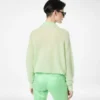 Maglia oversize in cashmere e seta ultrasoft con collo polo aperto