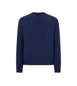 Maglione girocollo in cashmere e lana d’agnello