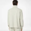 Maglione in cotone, seta e cashmere con mezzo bottone