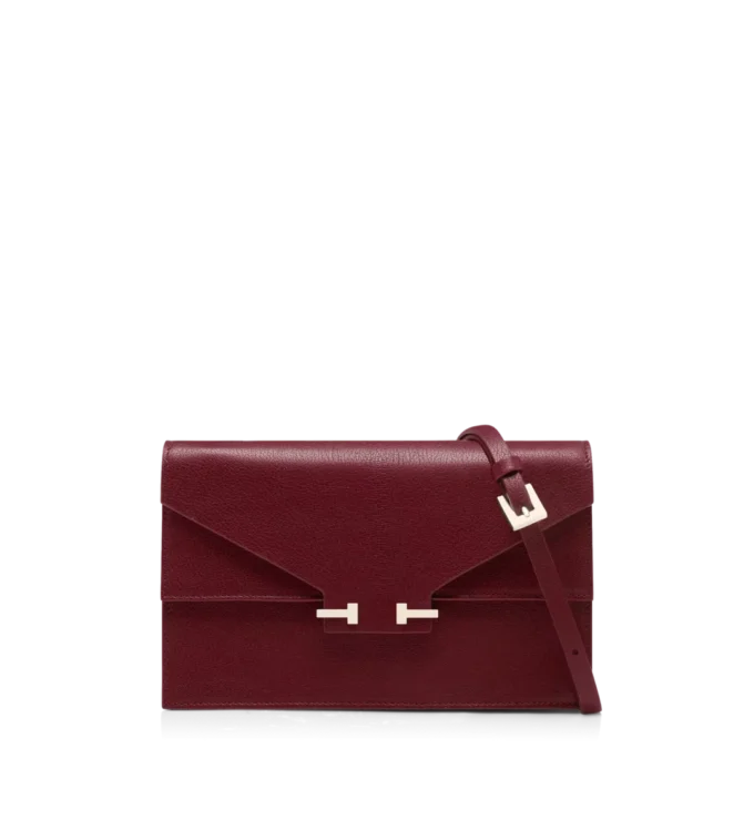 Mini borsa Aube in morbida pelle fiore Mini borsa Aube in morbida pelle fiore