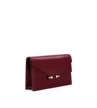 Mini borsa Aube in morbida pelle fiore