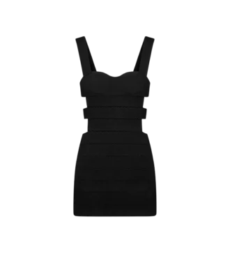 Miniabito in maglia intarsio