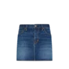 Minigonna in denim stone washed