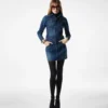 Minigonna in denim stone washed