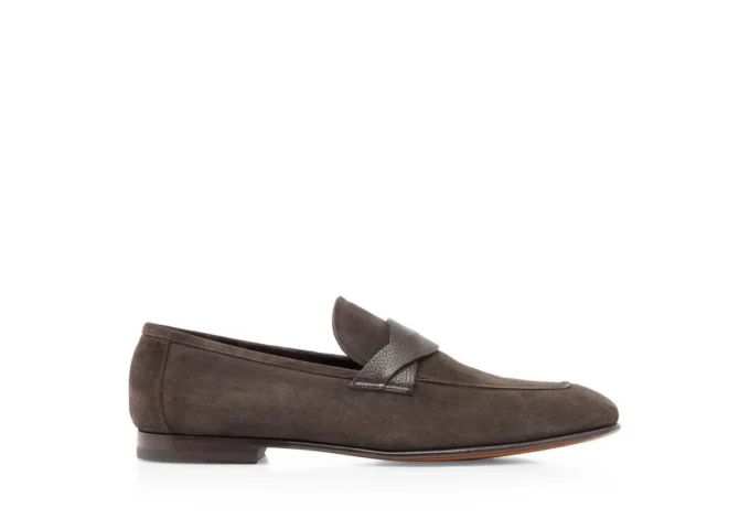 Mocassino Sean Twisted Band in pelle scamosciata