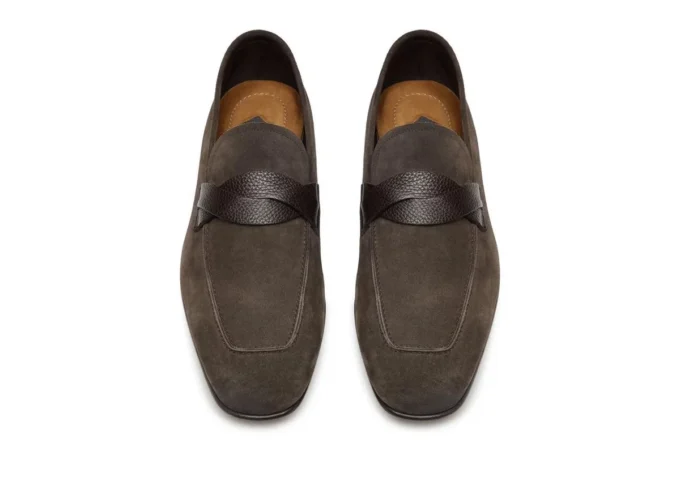Mocassino Sean Twisted Band in pelle scamosciata