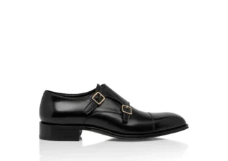 Monk strap Claydon in pelle