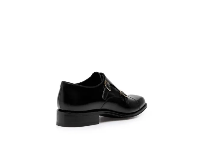 Monk strap Claydon in pelle