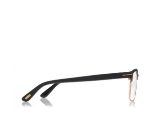 Montatura ottica quadrata in metallo