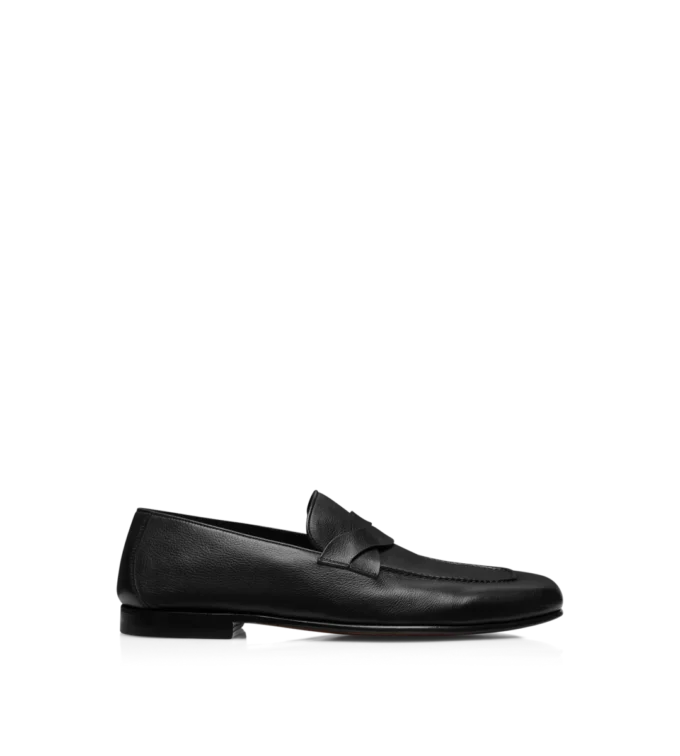 Morbida pelle morbida Mocassino Gigi con fascia intrecciata
