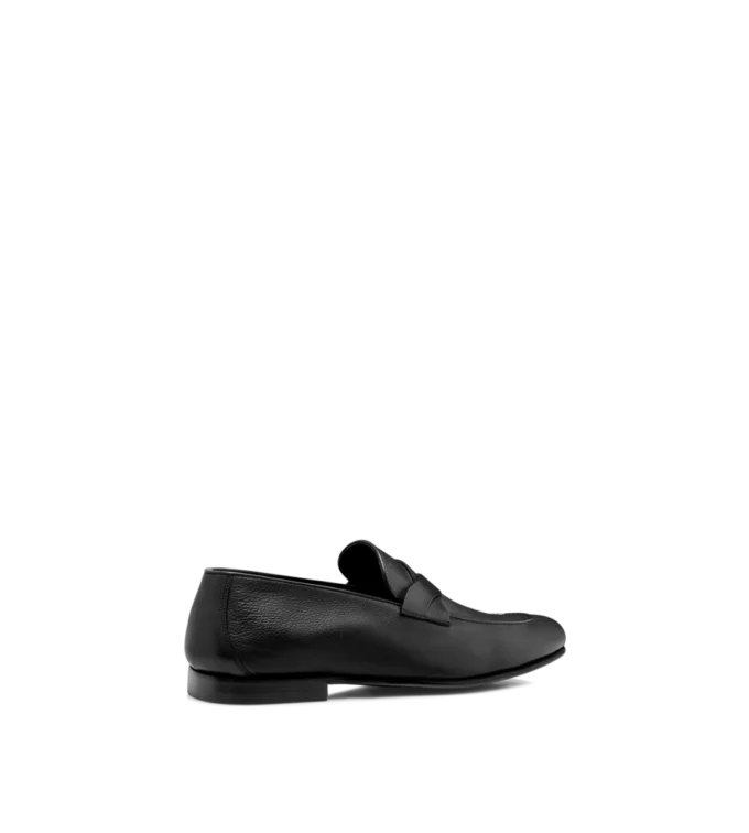 Morbida pelle morbida Mocassino Gigi con fascia intrecciata