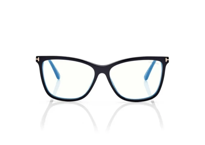 Occhiali da vista Blue Block Soft Cat Eye con clip da sole