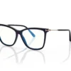 Occhiali da vista Blue Block Soft Cat Eye con clip da sole