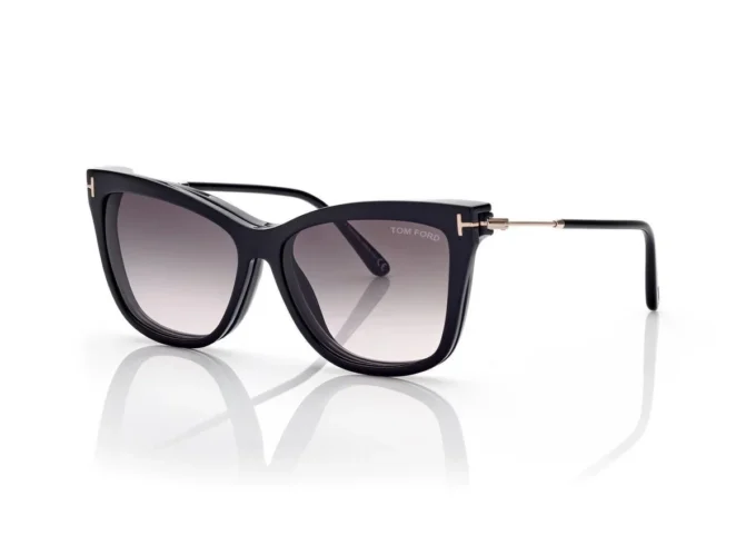 Occhiali da vista Blue Block Soft Cat Eye con clip da sole