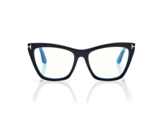 Occhiali da vista Cat Eye Blue Block con clip per occhiali da sole