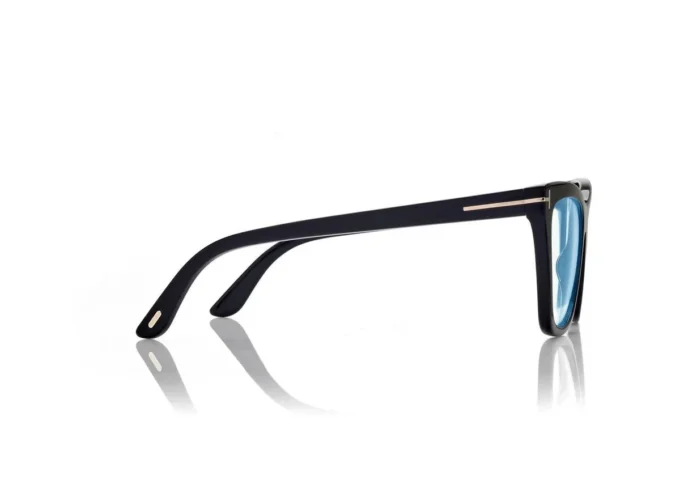 Occhiali da vista Cat Eye Blue Block con clip per occhiali da sole