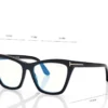 Occhiali da vista Cat Eye Blue Block con clip per occhiali da sole