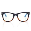 Occhiali da vista quadrati Blue Block con clip per occhiali da sole Occhiali da vista quadrati Blue Block con clip per occhiali da sole
