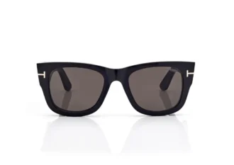 Occhiali da vista quadrati Blue Block con clip per occhiali da sole