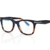 Occhiali da vista quadrati Blue Block con clip per occhiali da sole Occhiali da vista quadrati Blue Block con clip per occhiali da sole