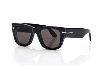 Occhiali da vista quadrati Blue Block con clip per occhiali da sole