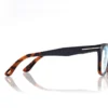 Occhiali da vista quadrati Blue Block con clip per occhiali da sole Occhiali da vista quadrati Blue Block con clip per occhiali da sole