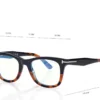 Occhiali da vista quadrati Blue Block con clip per occhiali da sole Occhiali da vista quadrati Blue Block con clip per occhiali da sole