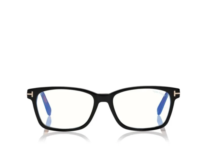 Occhiali da vista rettangolari classici Blue Block
