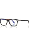 Occhiali da vista rettangolari classici Blue Block