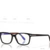 Occhiali da vista rettangolari classici Blue Block