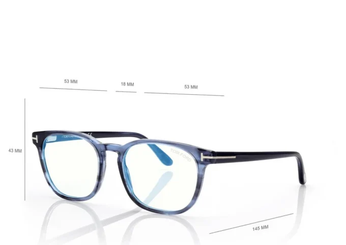 Occhiali da vista rotondi Blue Block