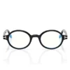 Occhiali da vista rotondi Horn Blue Block