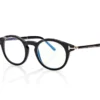 Occhiali da vista rotondi Horn Blue Block