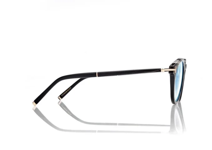 Occhiali da vista rotondi Horn Blue Block