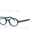 Occhiali da vista rotondi Horn Blue Block