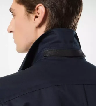 Overshirt in twill di cotone doppio divisibile