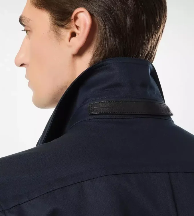 Overshirt in twill di cotone doppio divisibile
