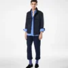 Pantaloni lounge leggeri in lyocell con pieghe