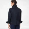 Overshirt in twill di cotone doppio divisibile