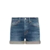 Pantaloncini comodi in denim lavato