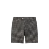 Pantaloncini da bagno in nylon con stampa a pois medi