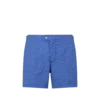 Pantaloncini da bagno in nylon con stampa a pois piccoli