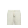 Pantaloncini in cotone, seta e cashmere