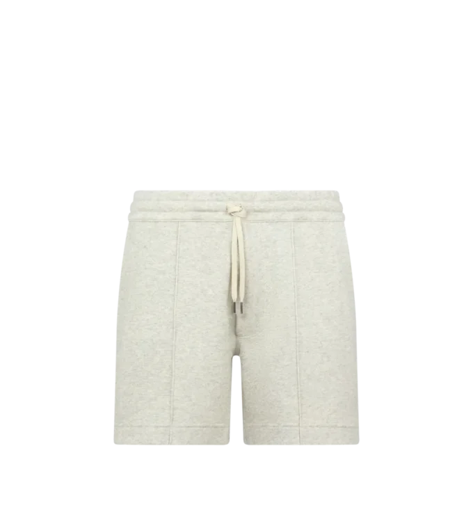Pantaloncini in cotone, seta e cashmere