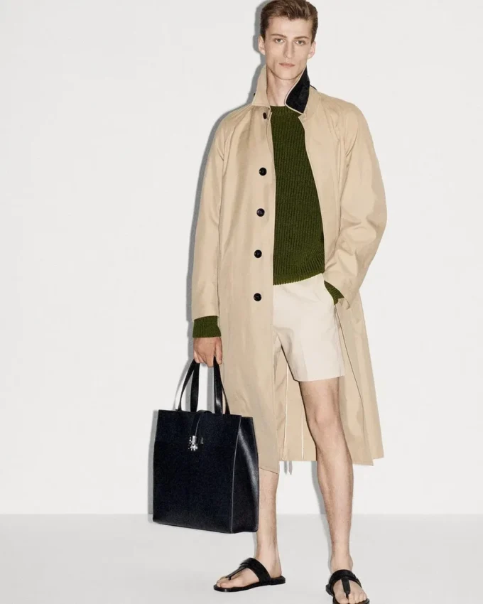 Pantaloncini sartoriali in cotone drill spazzolato