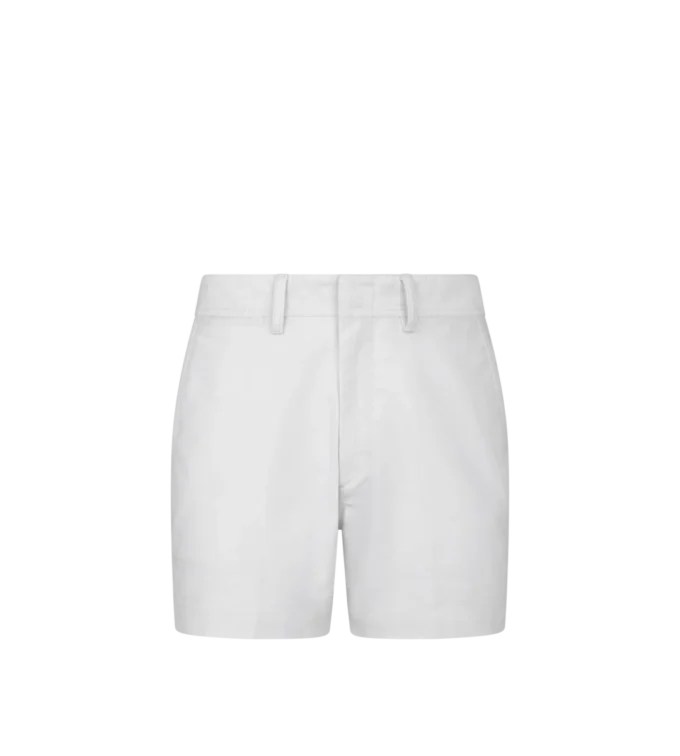 Pantaloncini sartoriali in raso di cotone