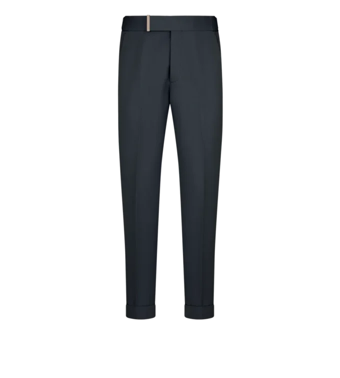 Pantaloni Atticus in popeline pregiato