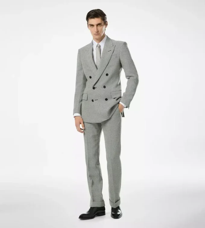 Cravatta in seta jacquard