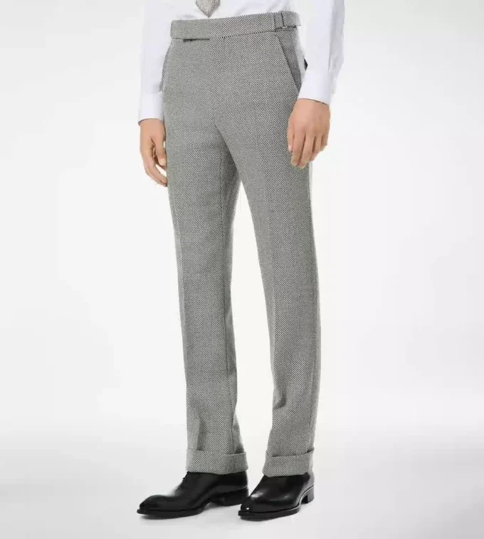 Pantaloni Birdseye negativi